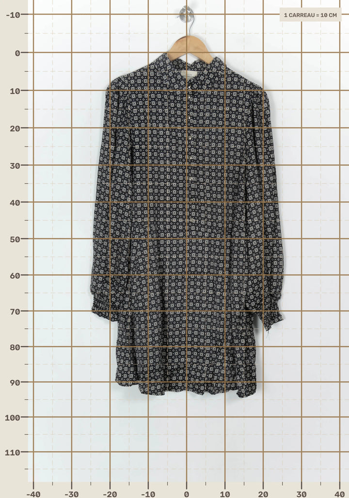 Robe Noire et Blanche - Taille XL/42 de la marque Petite Mendigote | PARAD119597 - Vendu par Paradigme - Image 4