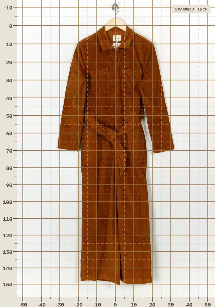 Combinaison Marron - Taille L/40 de la marque Petite Mendigote | PARAD119599 - Vendu par Paradigme - Image 4