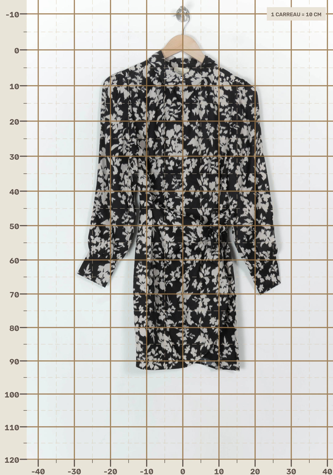 Robe Noire et Blanche - Taille XS/34 de la marque Petite Mendigote | PARAD119601 - Vendu par Paradigme - Image 4