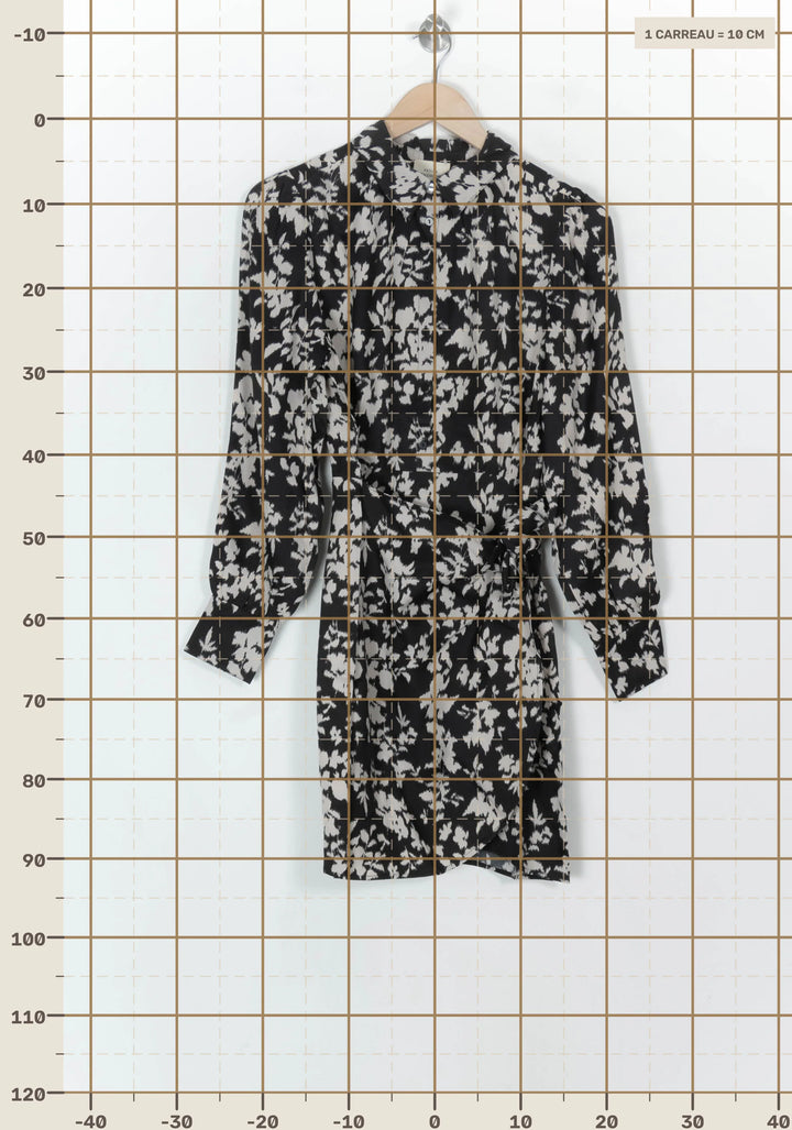 Robe Noire et Blanche - Taille XS/34 de la marque Petite Mendigote | PARAD119601 - Vendu par Paradigme - Image 4