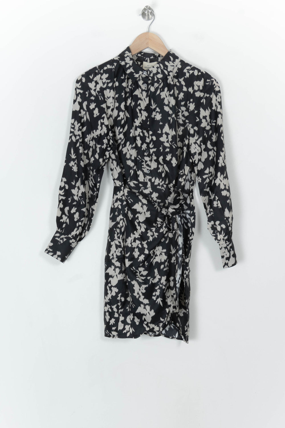 Robe Chemise Noire et Blanche - Taille S/36 de la marque Petite Mendigote | PARAD119604 - Vendu par Paradigme - Image 2