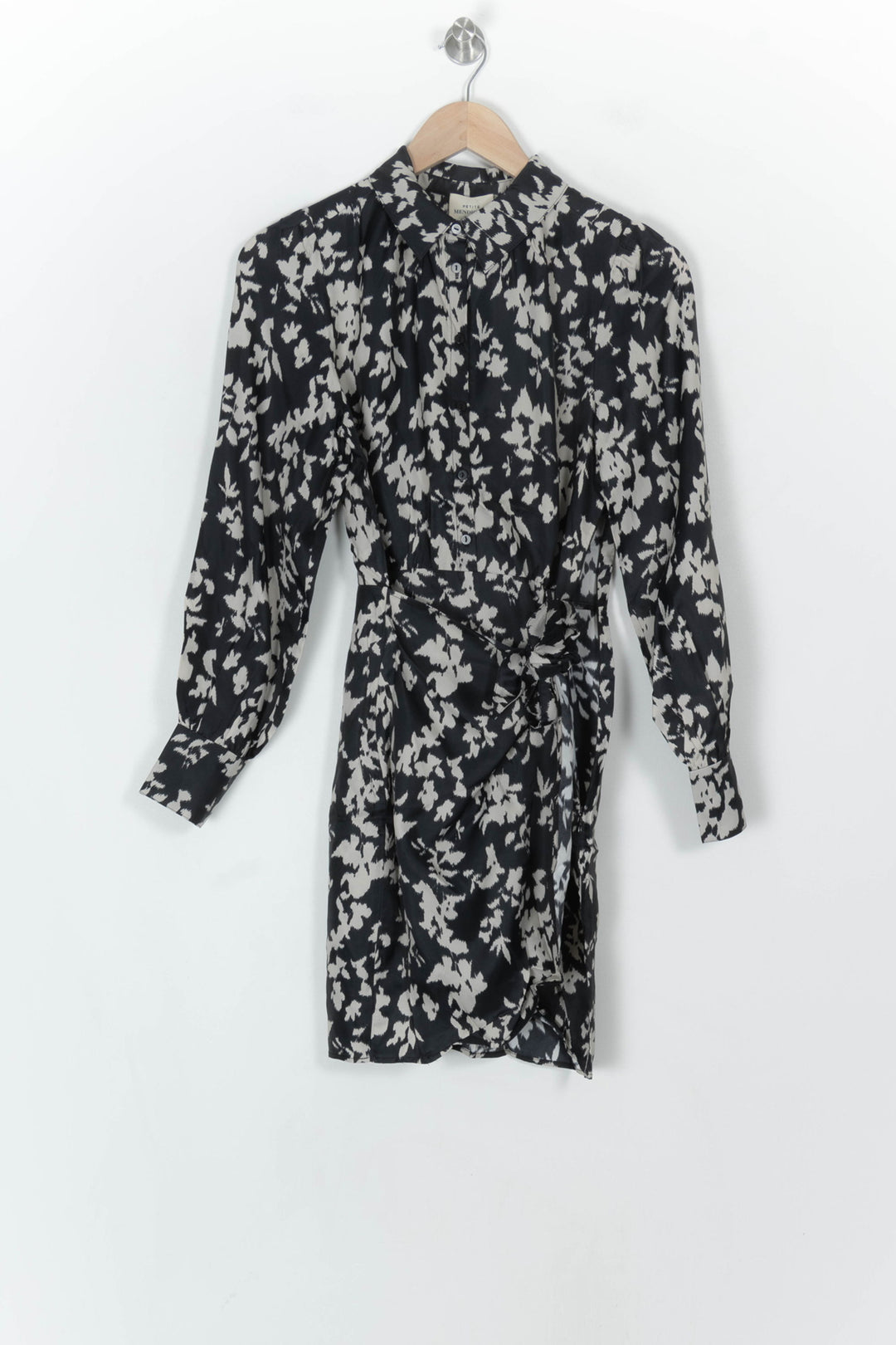 Robe Chemise Noire et Blanche - Taille S/36 de la marque Petite Mendigote | PARAD119604 - Vendu par Paradigme - Image 2