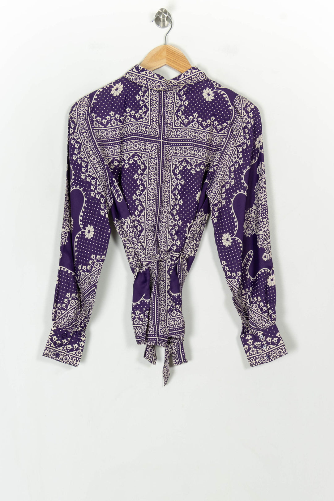 Chemise Violette et Blanche - Taille S/36 de la marque Petite Mendigote | PARAD119605 - Vendu par Paradigme - Image 5