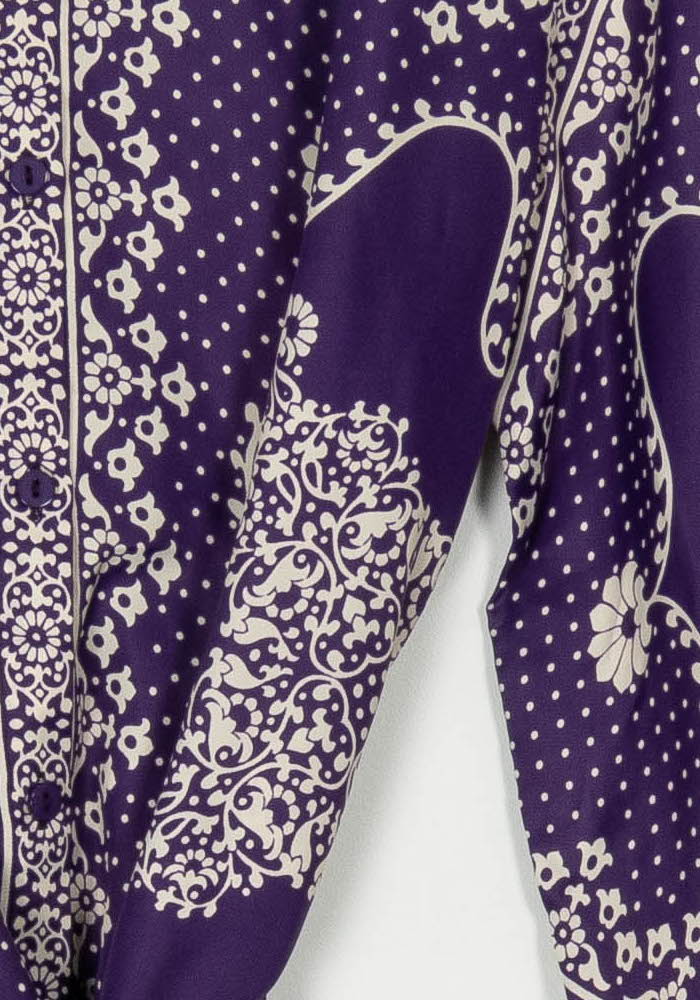 Chemise Violette et Blanche - Taille S/36 de la marque Petite Mendigote | PARAD119605 - Vendu par Paradigme - Image 3
