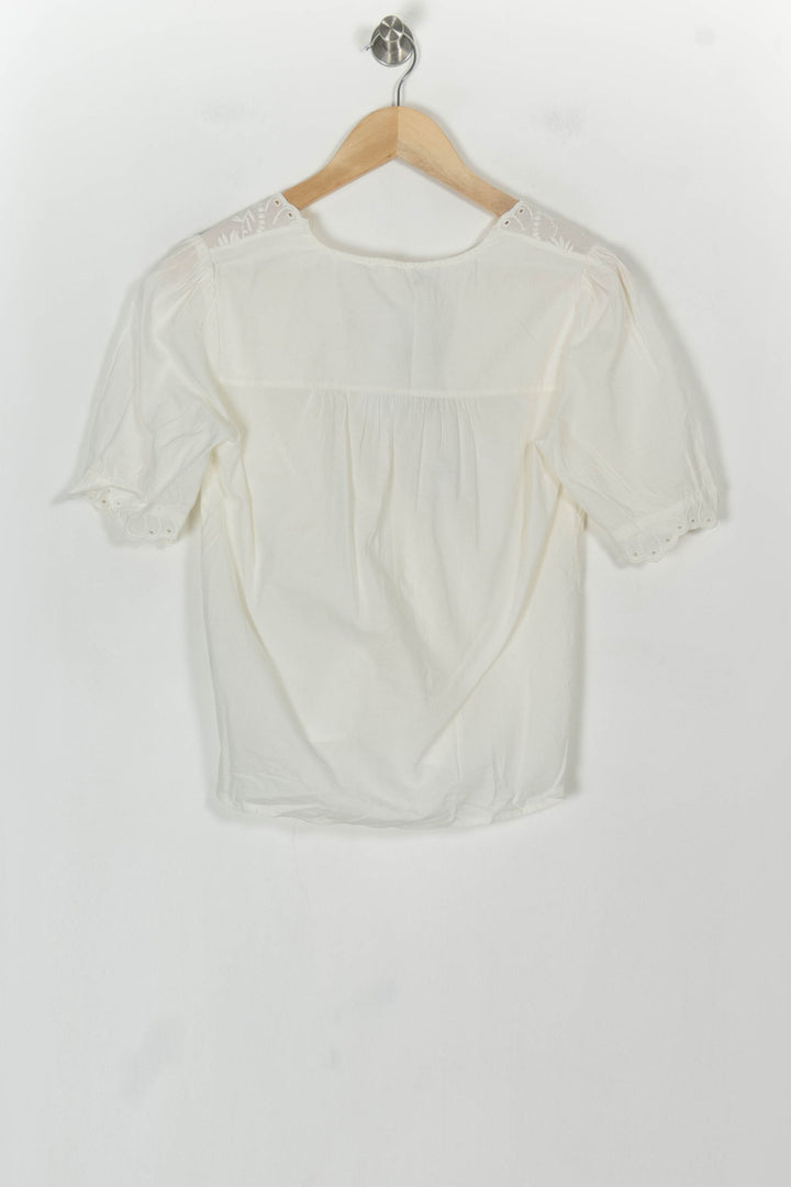 Blouse Beige - Taille XS/34 de la marque Petite Mendigote | PARAD119606 - Vendu par Paradigme - Image 5