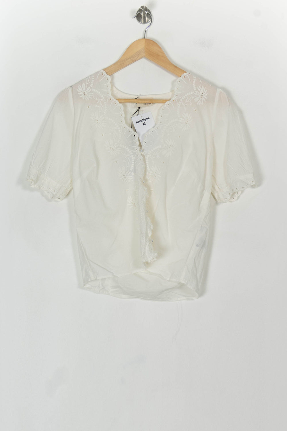 Blouse Beige - Taille XS/34 de la marque Petite Mendigote | PARAD119606 - Vendu par Paradigme - Image 2