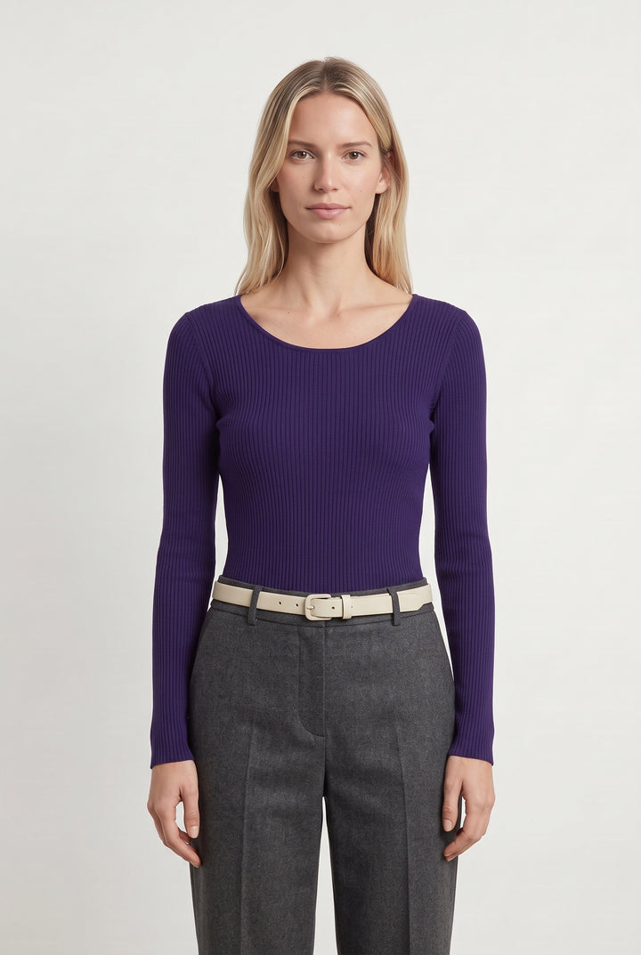 Pull Violet - Taille S/36 de la marque Petite Mendigote | PARAD119609 - Vendu par Paradigme - Image 1