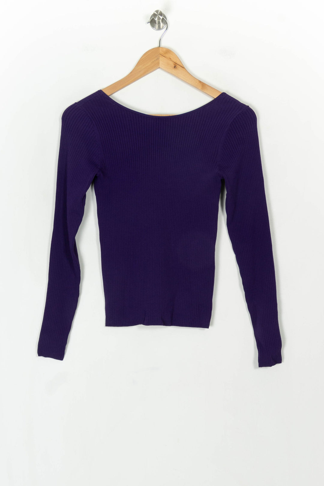 Pull Violet - Taille S/36 de la marque Petite Mendigote | PARAD119609 - Vendu par Paradigme - Image 2