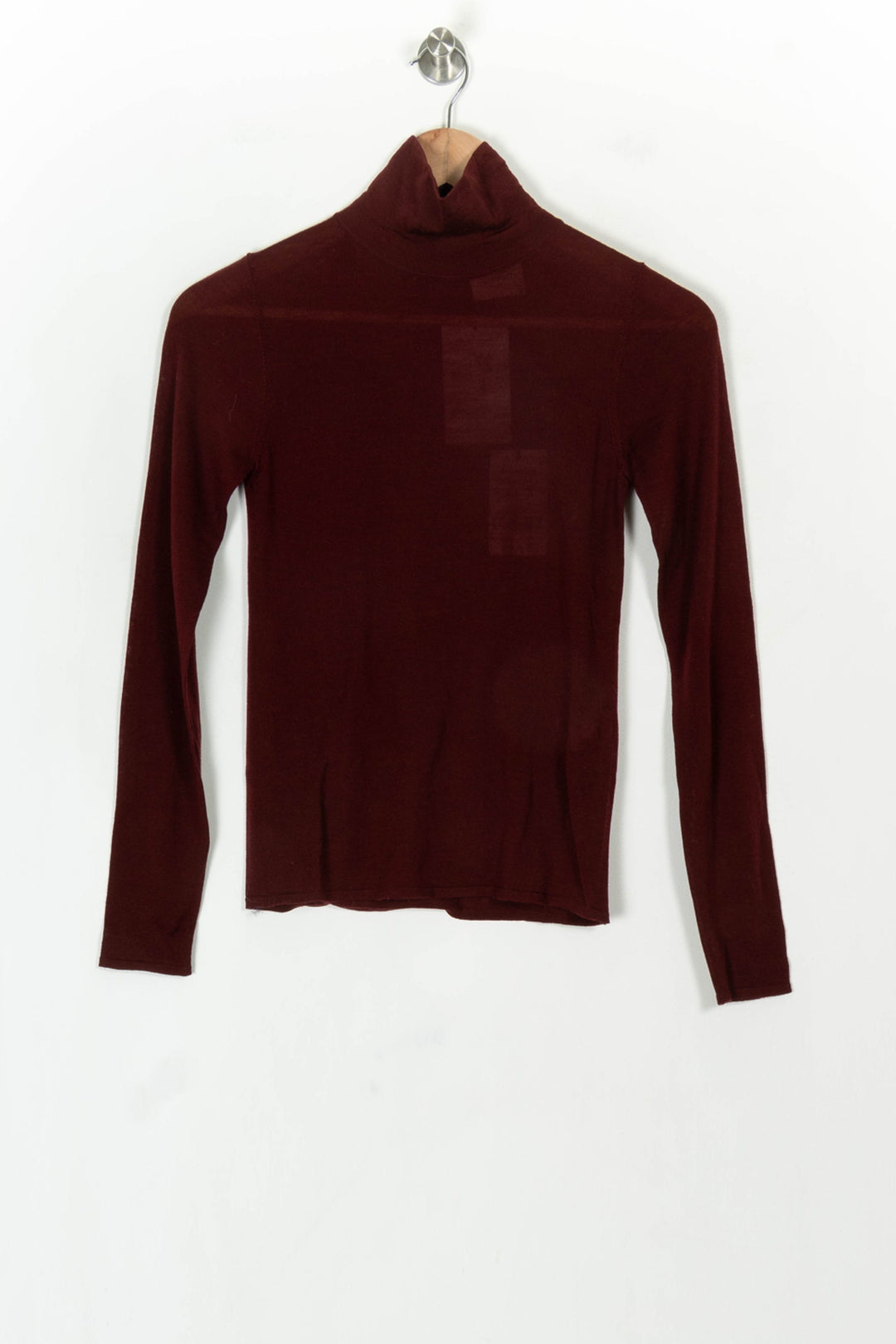 Pull Col Roulé Bordeaux - Taille XS/34 de la marque Petite Mendigote | PARAD119611 - Vendu par Paradigme - Image 2