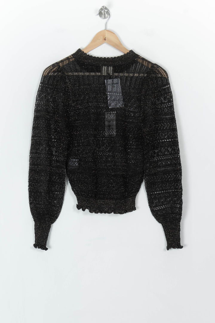 Blouse Noire - Taille S/36 de la marque Petite Mendigote | PARAD119613 - Vendu par Paradigme - Image 5