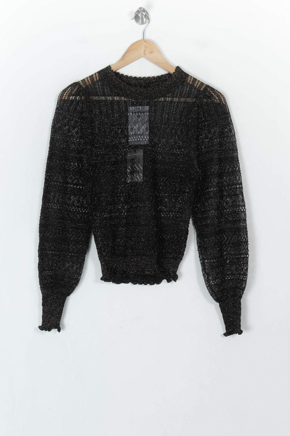 Blouse Noire - Taille S/36 de la marque Petite Mendigote | PARAD119613 - Vendu par Paradigme - Image 2
