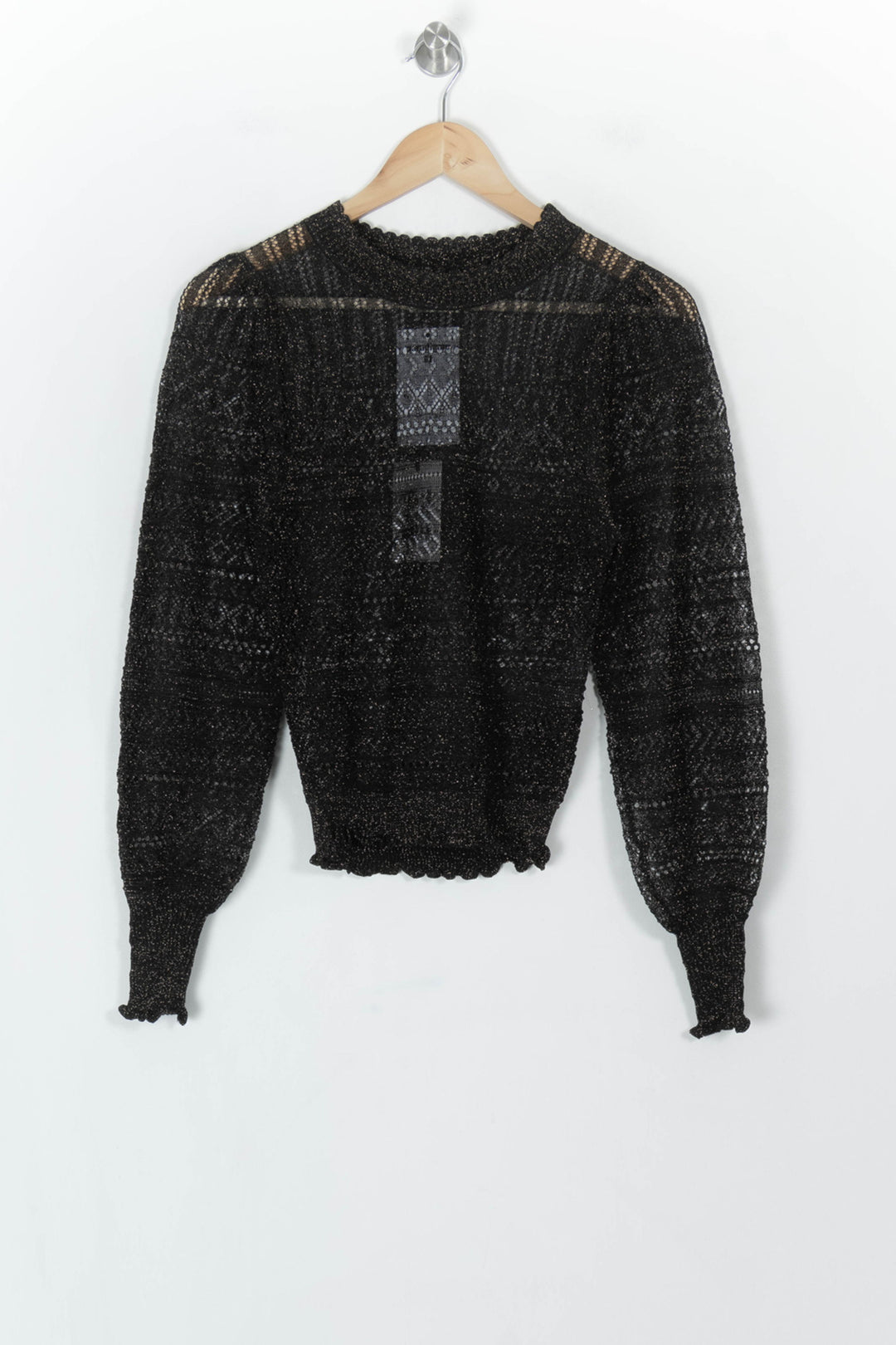 Blouse Noire - Taille S/36 de la marque Petite Mendigote | PARAD119613 - Vendu par Paradigme - Image 2
