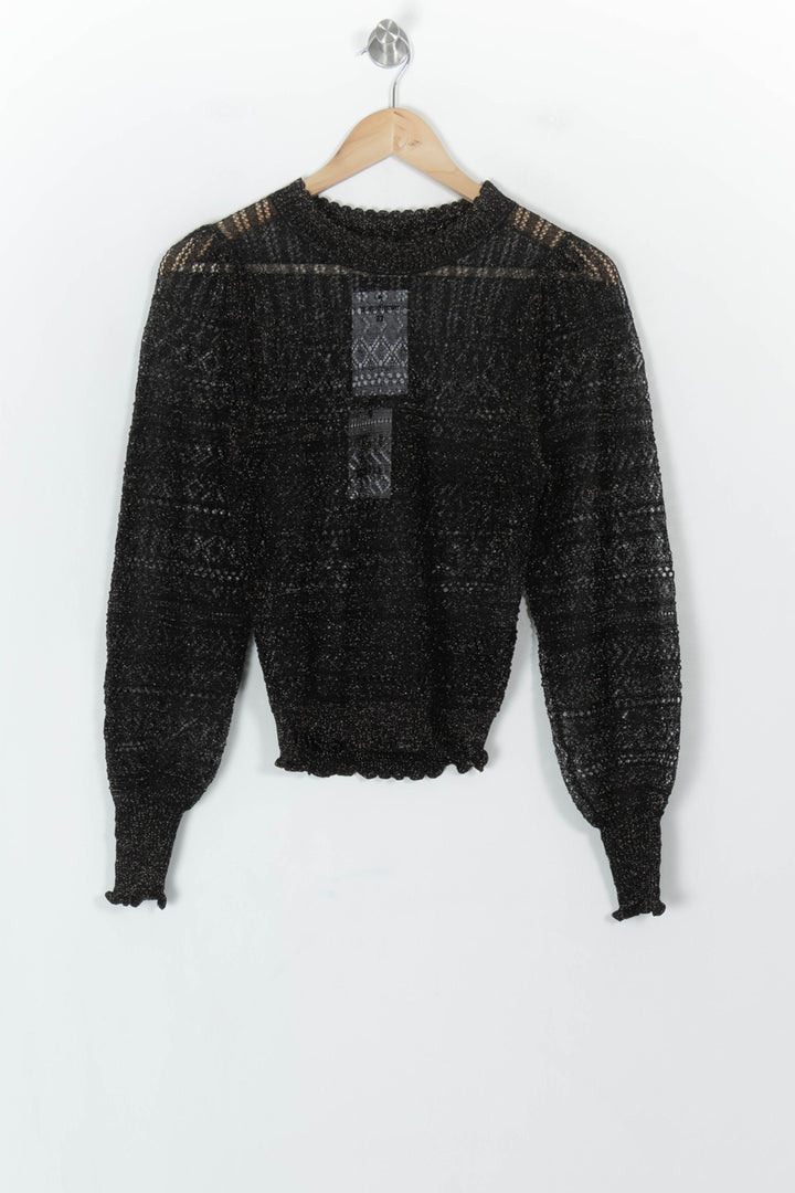 Blouse Noire - Taille S/36 de la marque Petite Mendigote | PARAD119613 - Vendu par Paradigme - Image 2