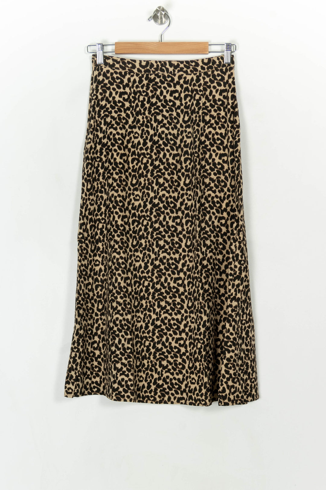 Jupe Midi Léopard Beige et Noir - Taille XS/34 de la marque Petite Mendigote | PARAD119614 - Vendu par Paradigme - Image 5