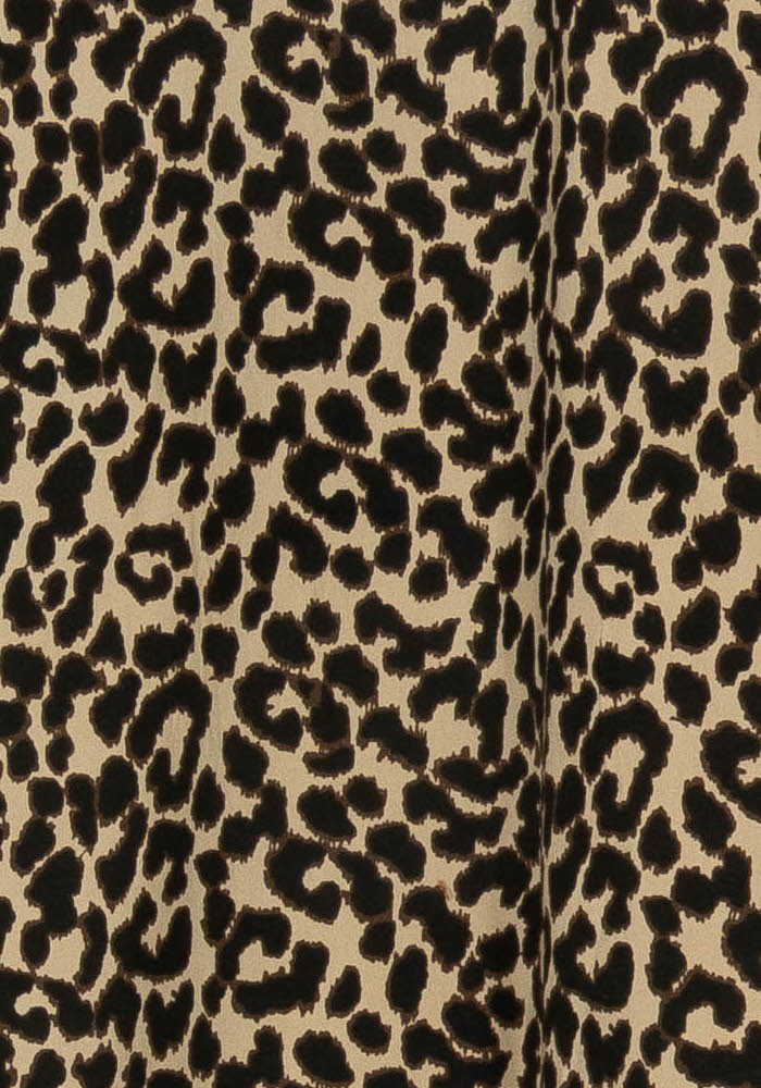Jupe Midi Léopard Beige et Noir - Taille XS/34 de la marque Petite Mendigote | PARAD119614 - Vendu par Paradigme - Image 3