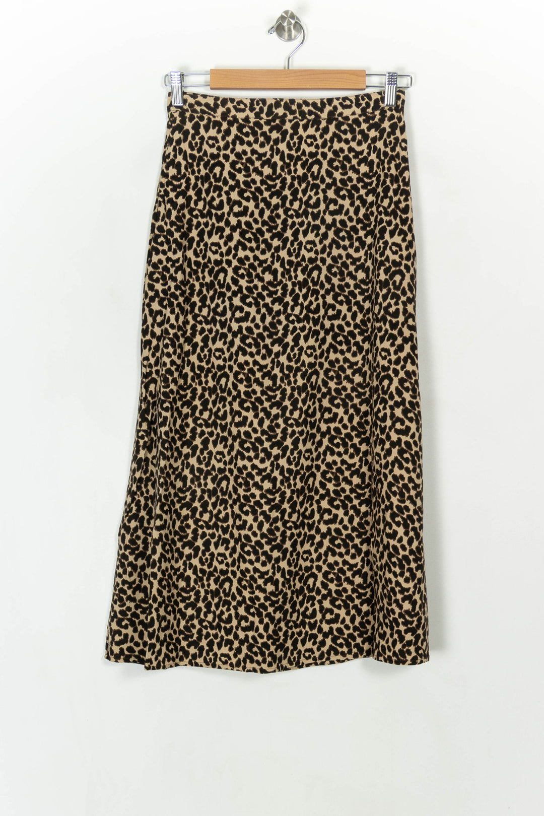 Jupe Midi Léopard Beige et Noir - Taille XS/34 de la marque Petite Mendigote | PARAD119614 - Vendu par Paradigme - Image 2