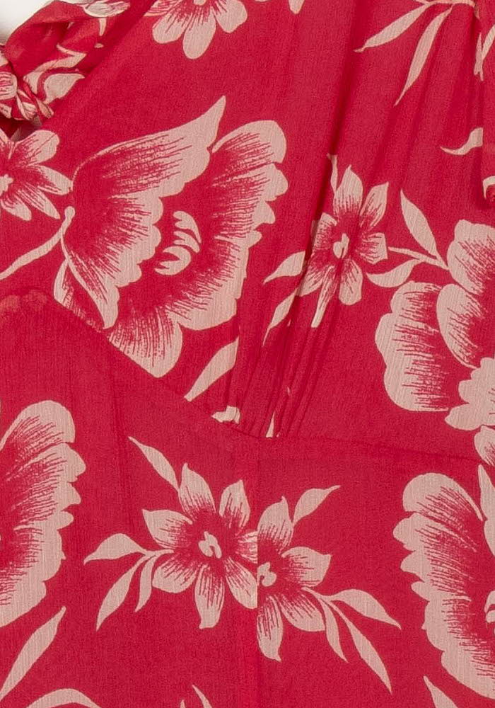 Robe Longue Rouge et Blanche - Taille L/40 de la marque Petite Mendigote | PARAD119617 - Vendu par Paradigme - Image 3