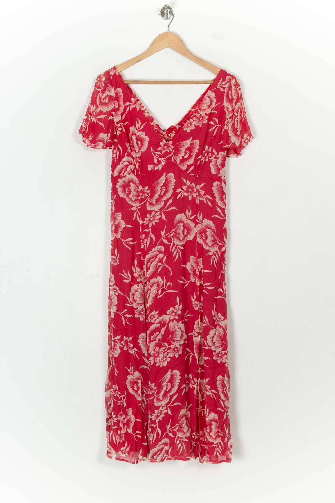 Robe Longue Rouge et Blanche - Taille L/40 de la marque Petite Mendigote | PARAD119617 - Vendu par Paradigme - Image 2
