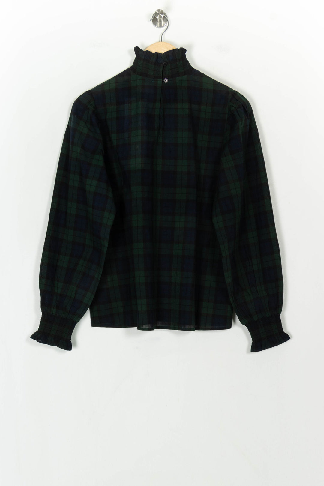 Blouse Carreaux Verts et Bleus - Taille M/38 de la marque Petite Mendigote | PARAD119618 - Vendu par Paradigme - Image 5
