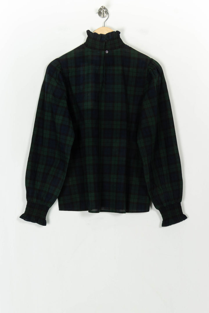 Blouse Carreaux Verts et Bleus - Taille M/38 de la marque Petite Mendigote | PARAD119618 - Vendu par Paradigme - Image 5