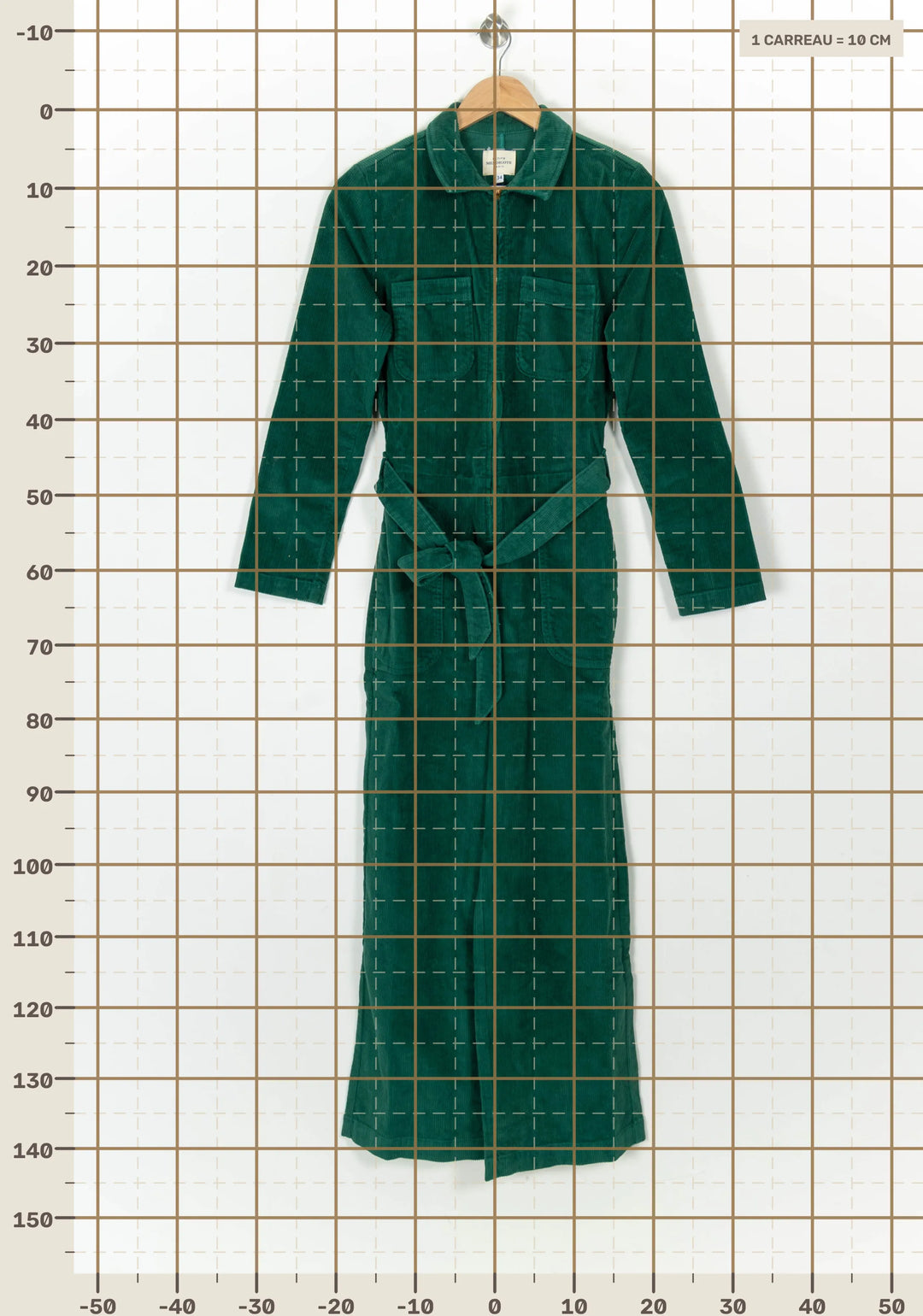 Combinaison Verte - Taille XS/34 de la marque Petite Mendigote | PARAD119621 - Vendu par Paradigme - Image 4