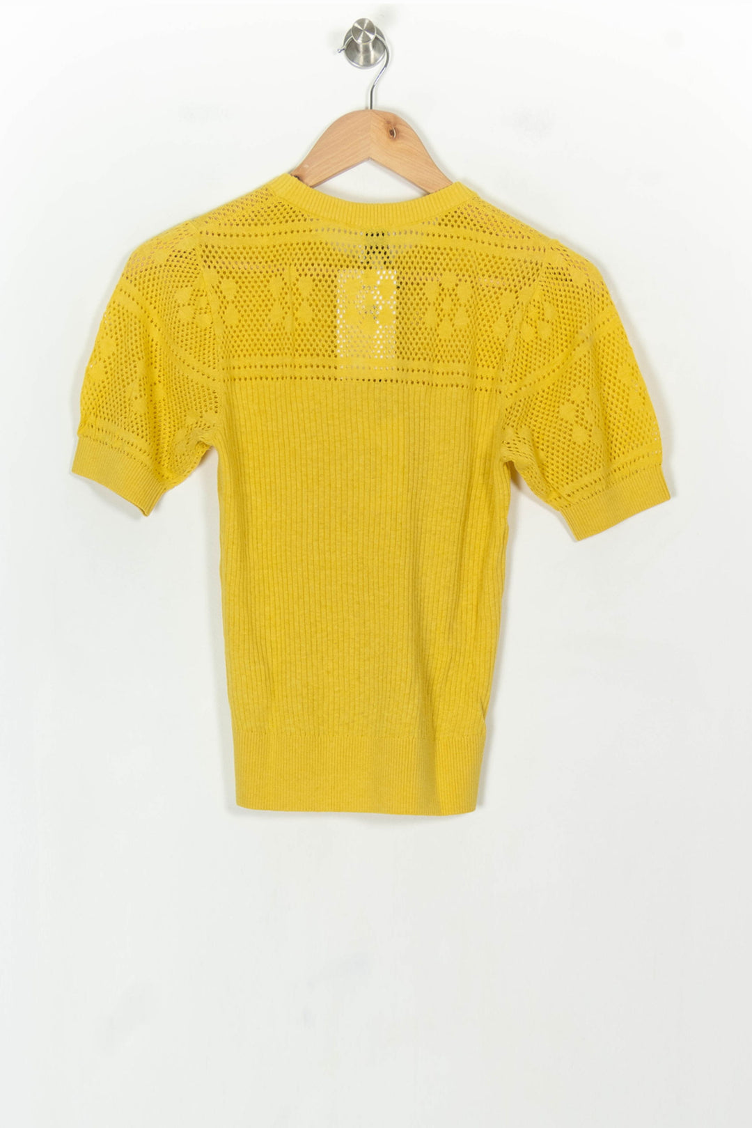 Pull Jaune - Taille S/36 de la marque Petite Mendigote | PARAD119622 - Vendu par Paradigme - Image 5