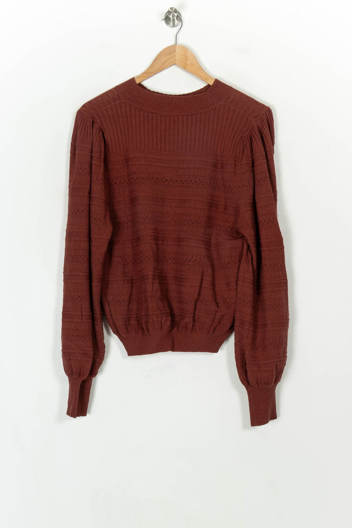 Pull Bordeaux - Taille XL/42 de la marque Petite Mendigote | PARAD119623 - Vendu par Paradigme - Image 5