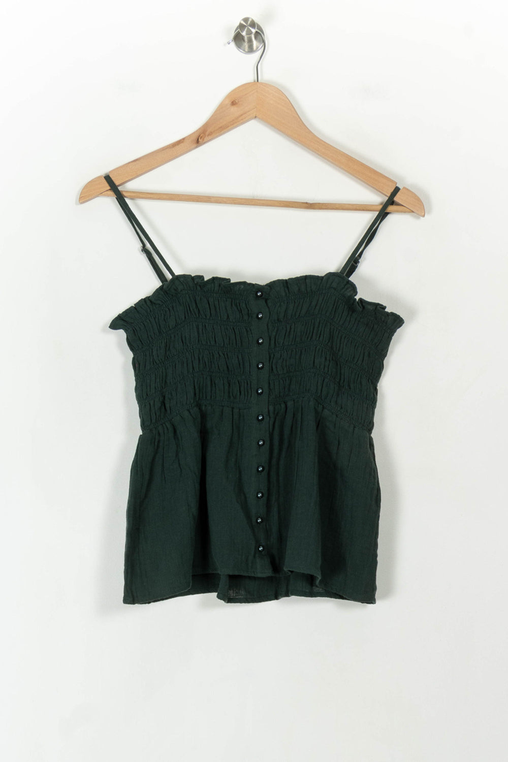 Top Vert - Taille M/38 de la marque Petite Mendigote | PARAD119624 - Vendu par Paradigme - Image 2