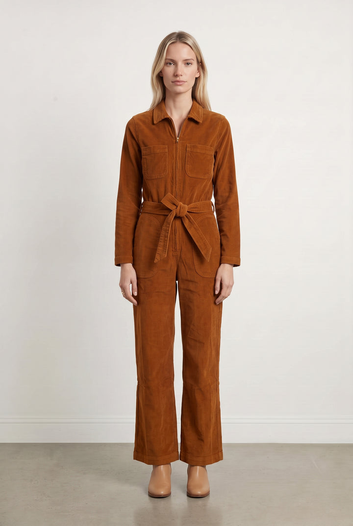 Combinaison Pantalon Marron - Taille XS/34 de la marque Petite Mendigote | PARAD119625 - Vendu par Paradigme - Image 1