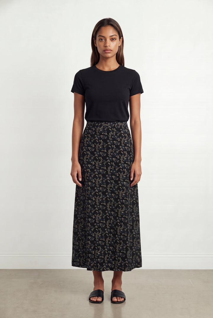 Jupe Longue Noire et Blanche - Taille XS/34 de la marque Petite Mendigote | PARAD119626 - Vendu par Paradigme - Image 1