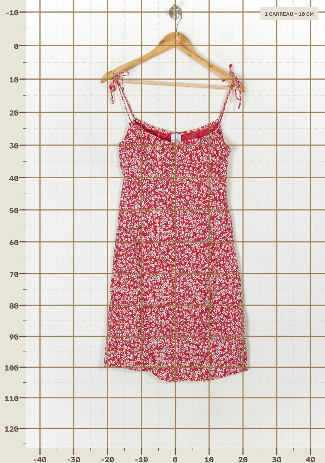 Robe Rouge et Blanche - Taille S/36 de la marque Petite Mendigote | PARAD119627 - Vendu par Paradigme - Image 4