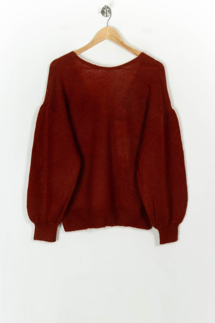 Pull Bordeaux - Taille XL/42 de la marque Petite Mendigote | PARAD119634 - Vendu par Paradigme - Image 2