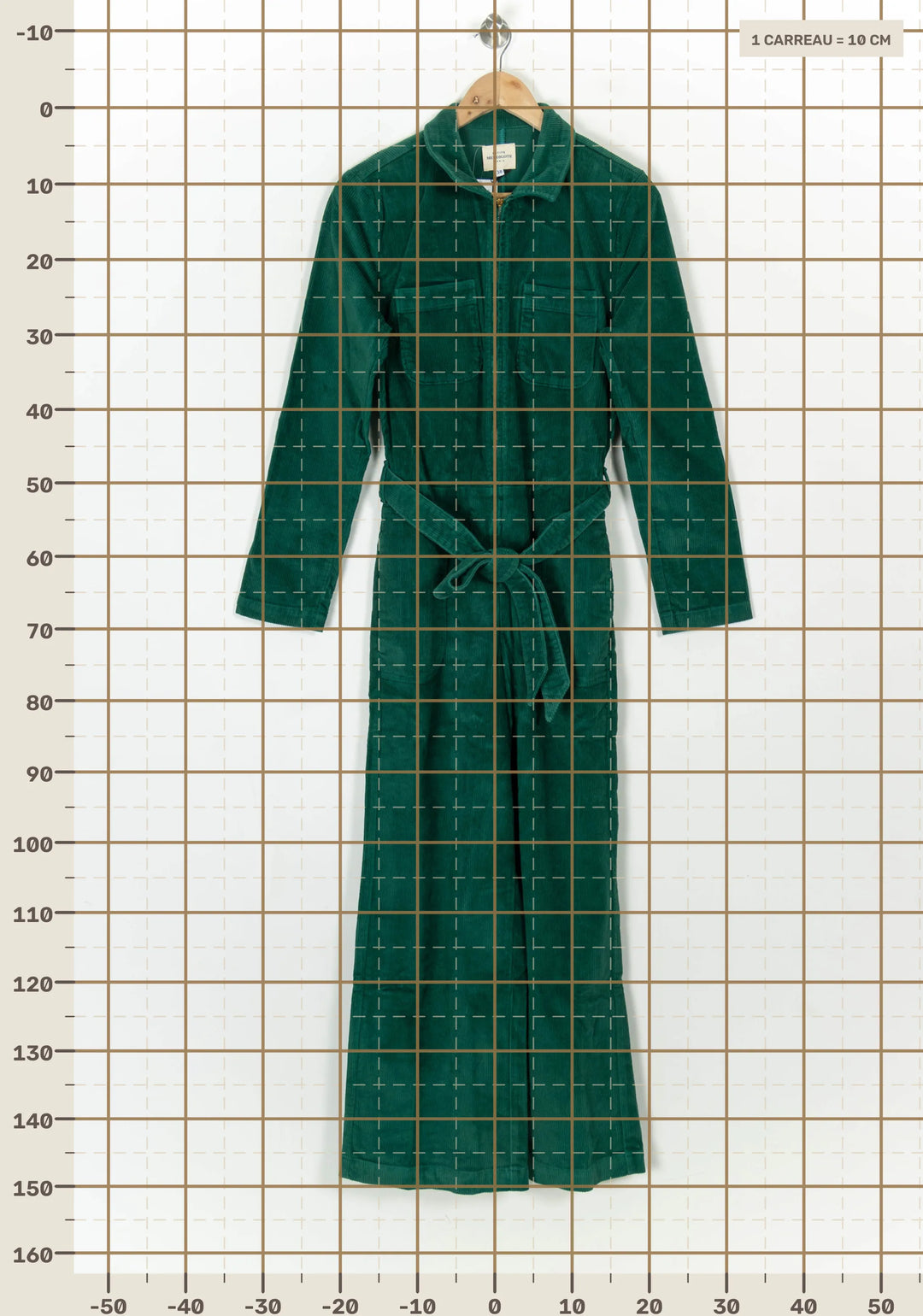 Combinaison Verte - Taille M/38 de la marque Petite Mendigote | PARAD119637 - Vendu par Paradigme - Image 4