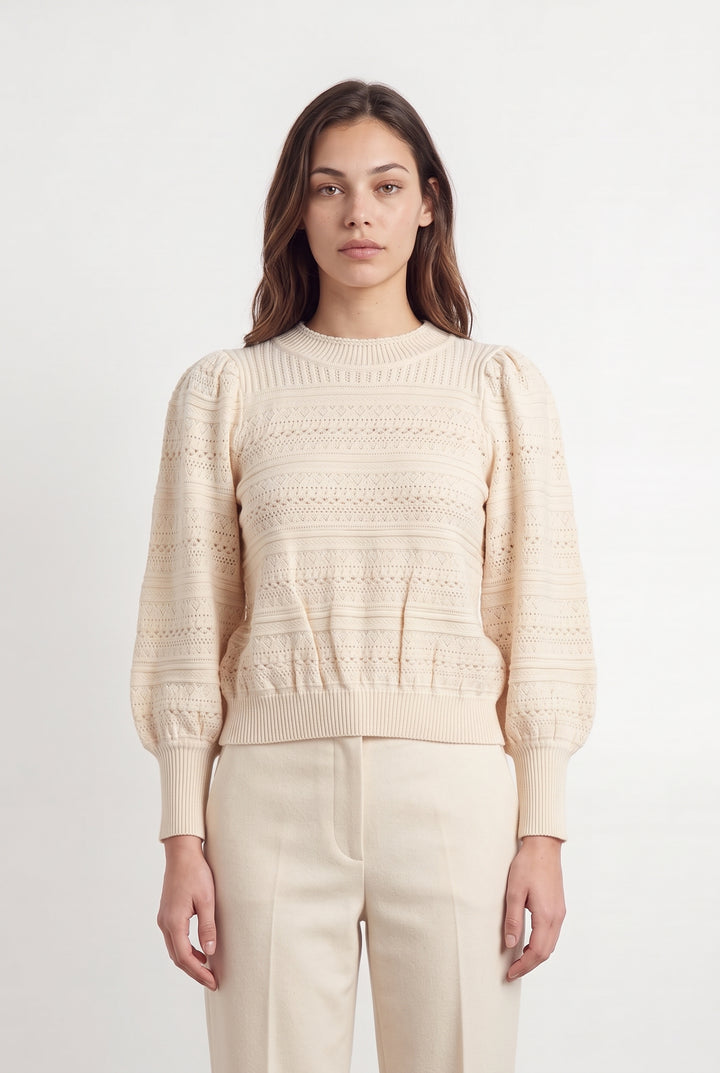 Pull Beige - Taille XS/34 de la marque Petite Mendigote | PARAD119639 - Vendu par Paradigme - Image 1