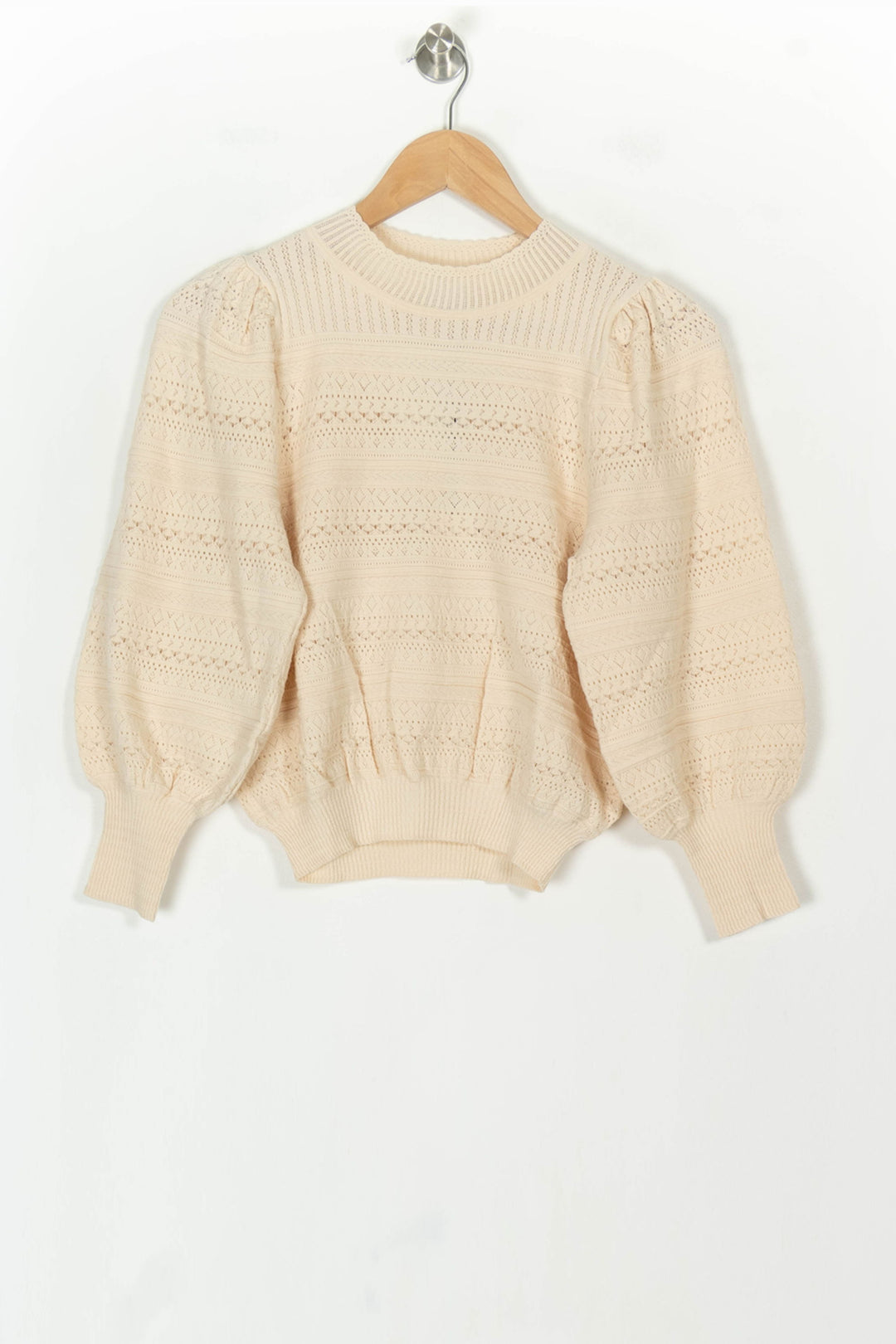 Pull Beige - Taille XS/34 de la marque Petite Mendigote | PARAD119639 - Vendu par Paradigme - Image 2