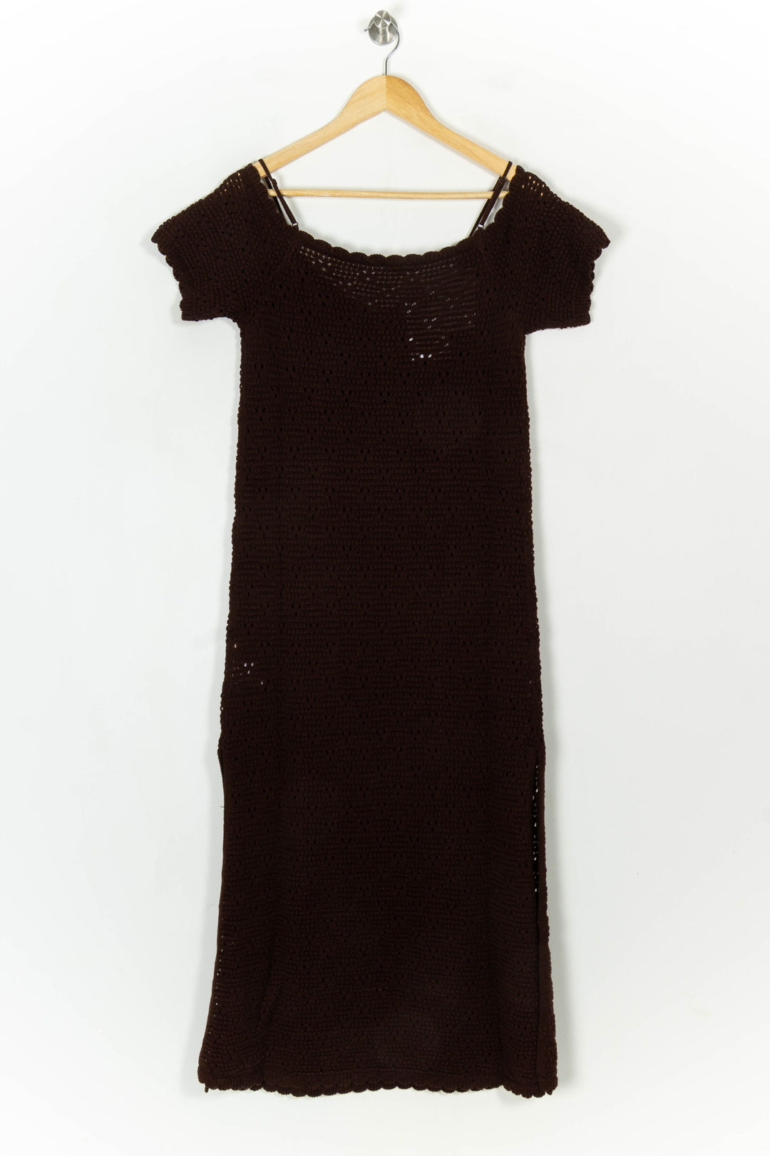 Robe Longue Marron - Taille S/36 de la marque Petite Mendigote | PARAD119640 - Vendu par Paradigme - Image 5
