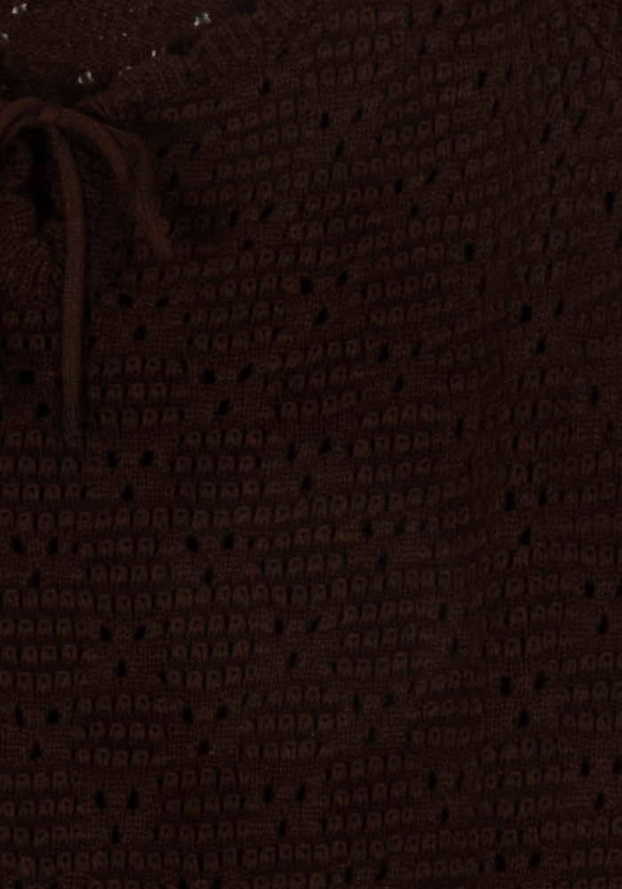Robe Longue Marron - Taille S/36 de la marque Petite Mendigote | PARAD119640 - Vendu par Paradigme - Image 3