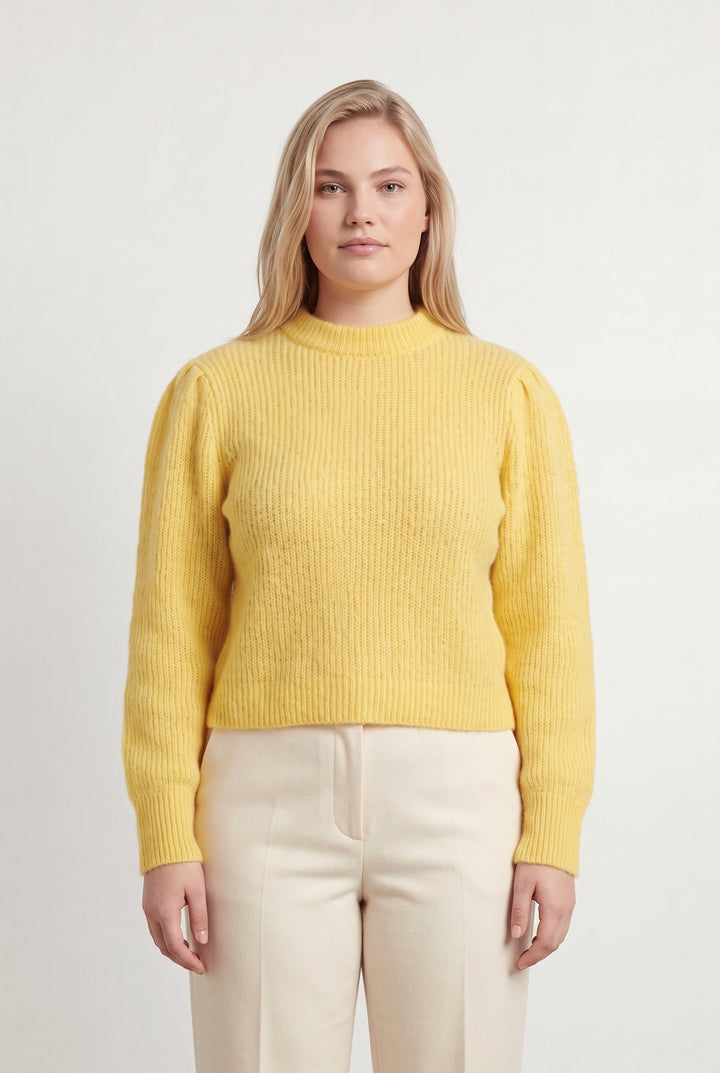 Pull Jaune - Taille XL/42 de la marque Petite Mendigote | PARAD119642 - Vendu par Paradigme - Image 1