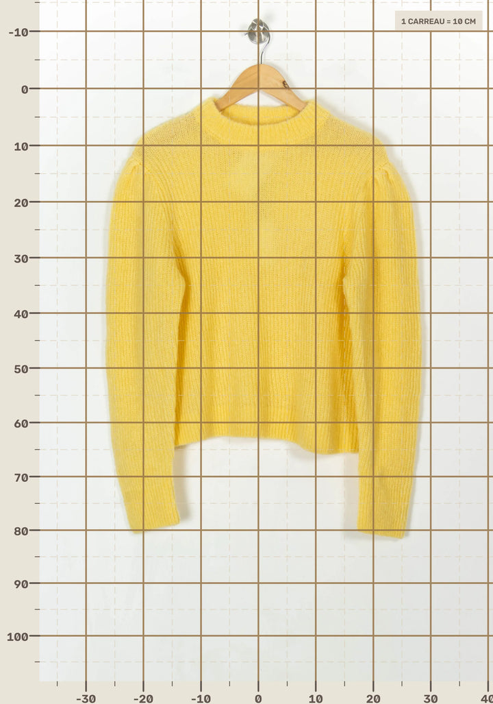 Pull Jaune - Taille XL/42 de la marque Petite Mendigote | PARAD119642 - Vendu par Paradigme - Image 4
