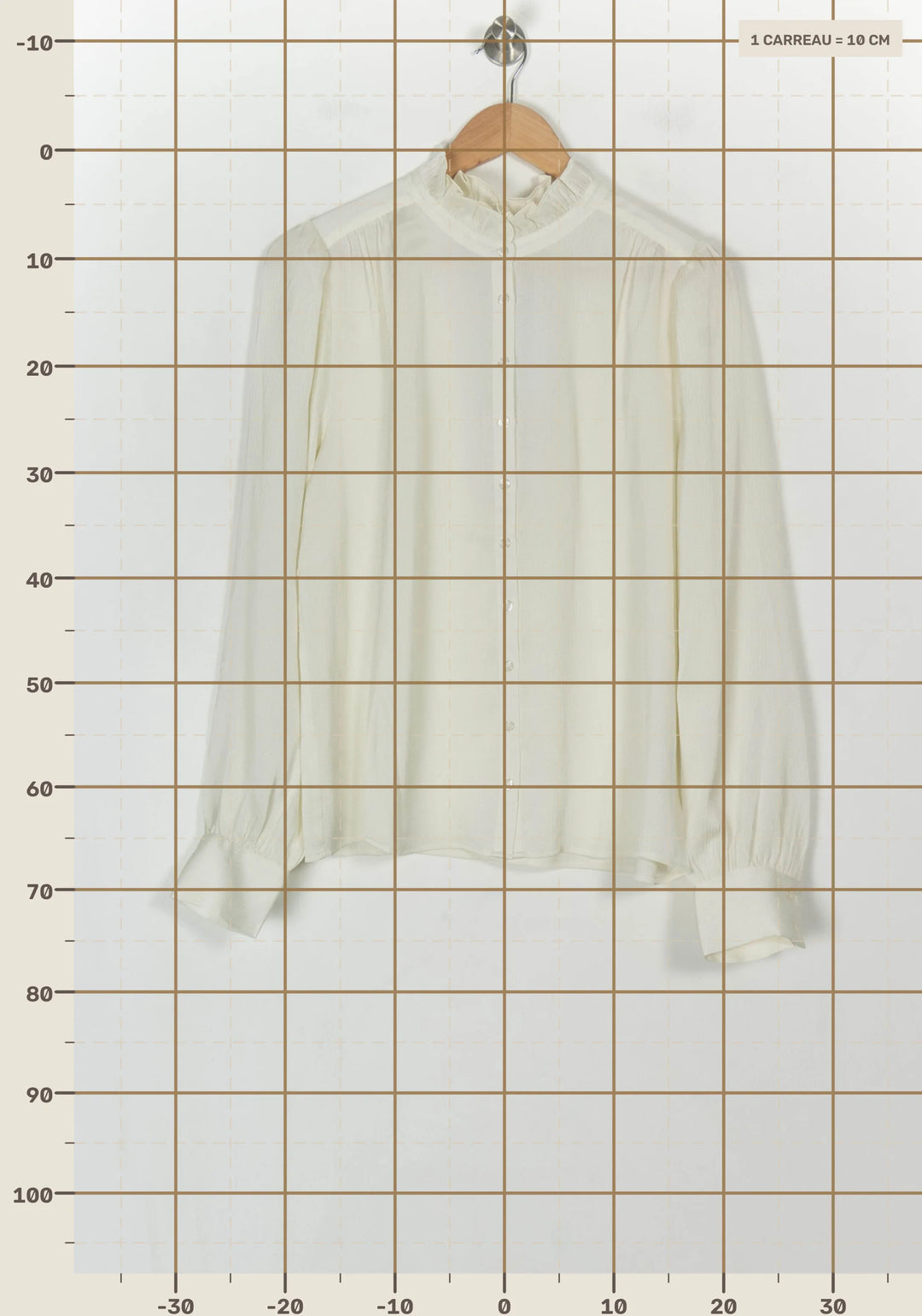 Blouse Blanche - Taille XL/42 de la marque Petite Mendigote | PARAD119645 - Vendu par Paradigme - Image 4