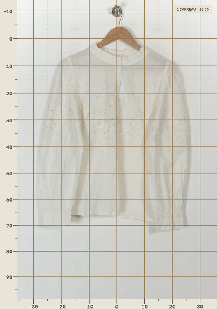 Blouse Blanche - Taille L/40 de la marque Petite Mendigote | PARAD119649 - Vendu par Paradigme - Image 4