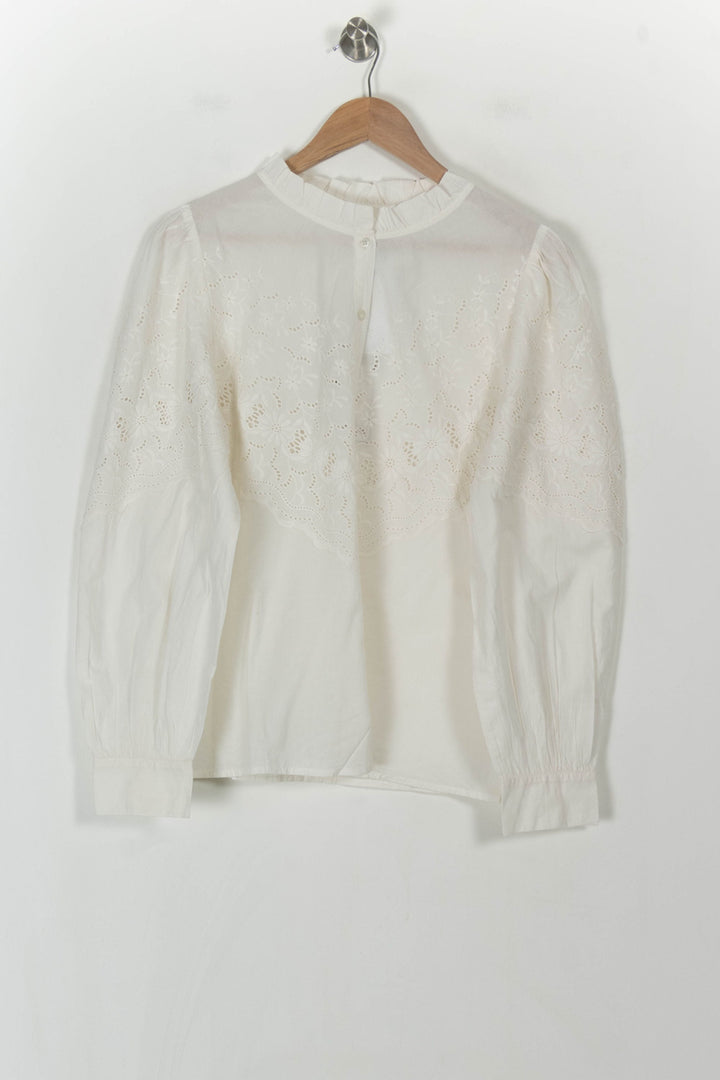 Blouse Blanche - Taille L/40 de la marque Petite Mendigote | PARAD119649 - Vendu par Paradigme - Image 2