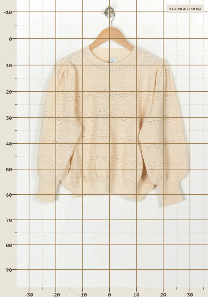 Pull Beige - Taille XL/42 de la marque Petite Mendigote | PARAD119651 - Vendu par Paradigme - Image 4