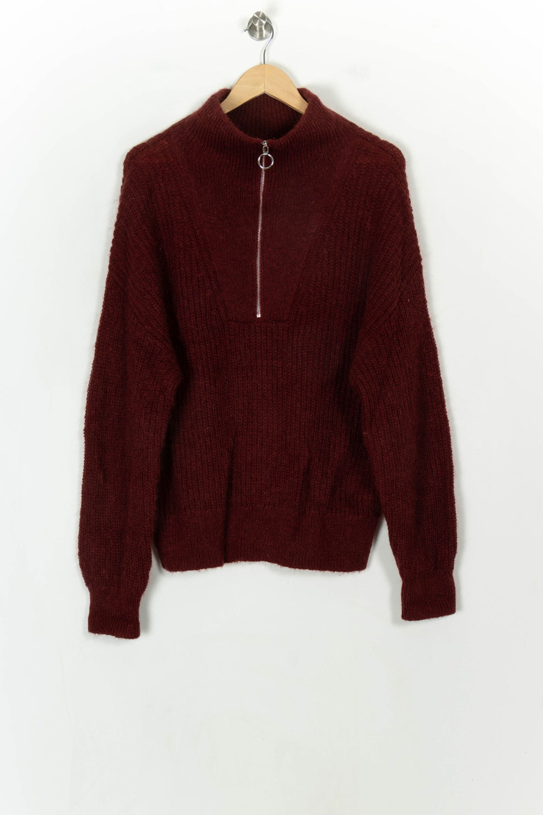 Pull Bordeaux - Taille L/40 de la marque Petite Mendigote | PARAD119653 - Vendu par Paradigme - Image 2