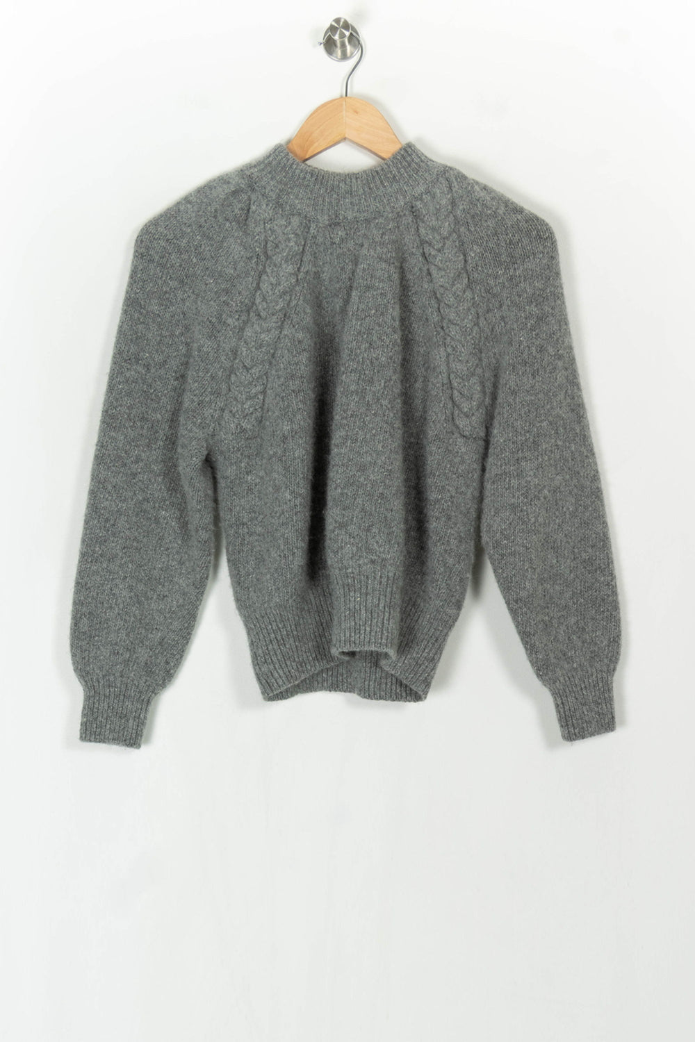 Pull À Col Rond Gris - Taille L/40 de la marque Petite Mendigote | PARAD119654 - Vendu par Paradigme - Image 2