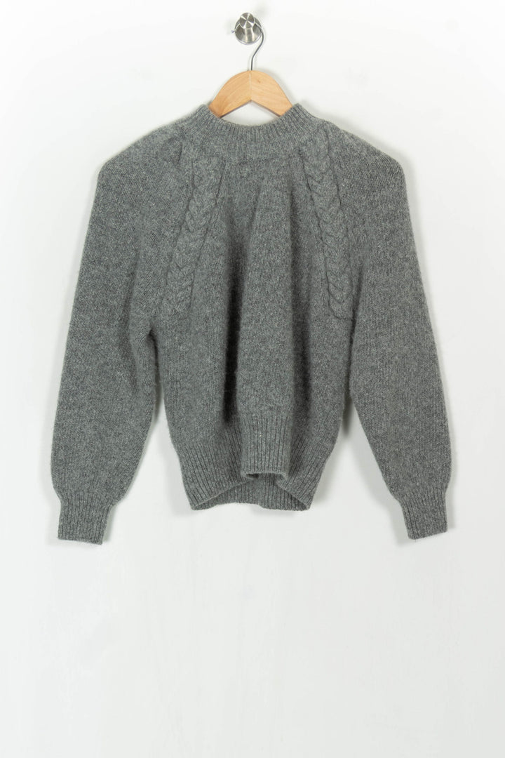 Pull À Col Rond Gris - Taille L/40 de la marque Petite Mendigote | PARAD119654 - Vendu par Paradigme - Image 2