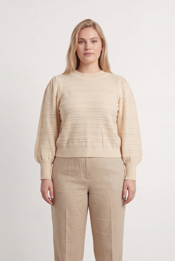 Pull Beige - Taille XL/42 de la marque Petite Mendigote | PARAD119655 - Vendu par Paradigme - Image 1