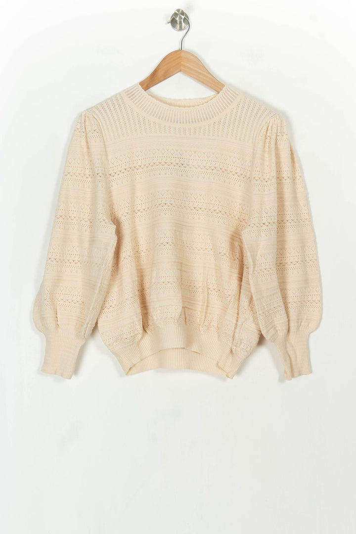 Pull Beige - Taille XL/42 de la marque Petite Mendigote | PARAD119655 - Vendu par Paradigme - Image 2