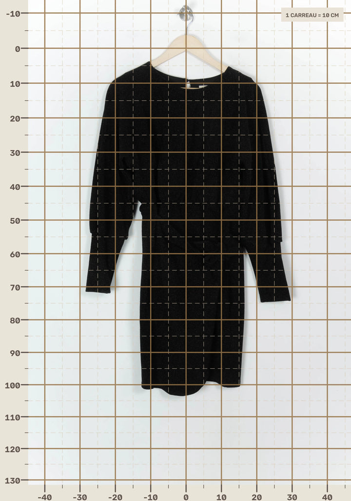 Robe Noire - Taille XL/42 de la marque Petite Mendigote | PARAD119657 - Vendu par Paradigme - Image 4