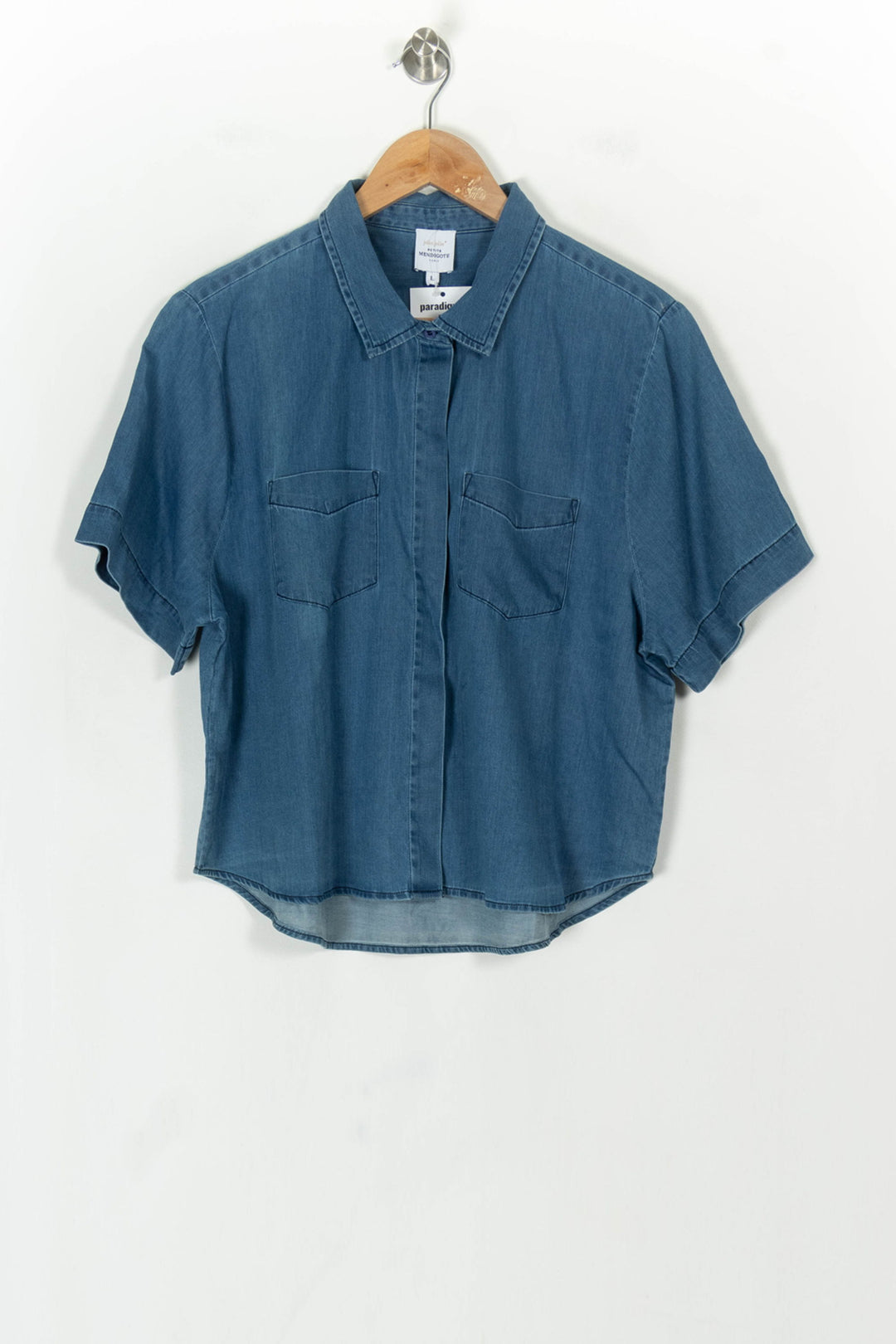 Chemise Bleu - Taille L/40 de la marque Petite Mendigote | PARAD119660 - Vendu par Paradigme - Image 2